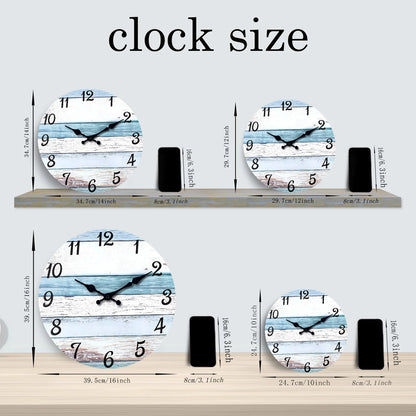 Horloge Murale Bois Vintage, Silencieuse – Vergéa