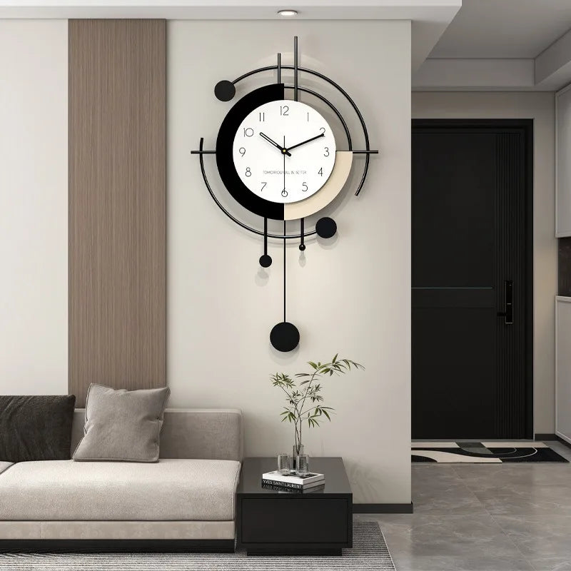Horloge Murale Moderne Métal Design - Rezda