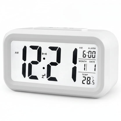 Réveil LED Grand Écran avec Snooze et Calendrier – Noctira