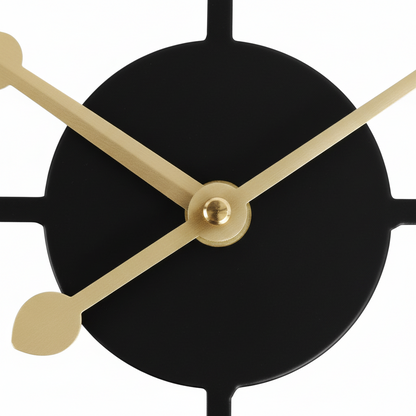 Horloge Murale Industrielle Ronde en Métal Vintage, Silencieuse et Décorative Grand Format – Ferrano