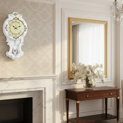 Pendule Murale Vintage en Bois, Silencieuse et Décorative – Silaysa
