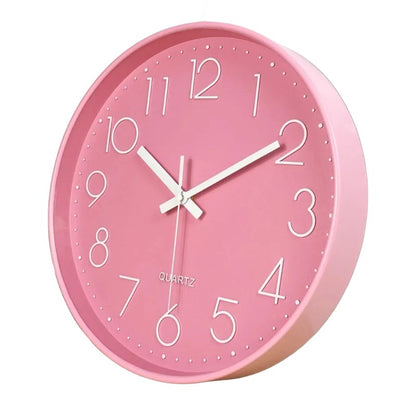 Horloge Murale Design Ronde, Silencieuse et Colorée – Prismo