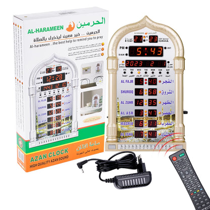 Réveil Azan Numérique avec Calendrier de Prières – Qibla Noor