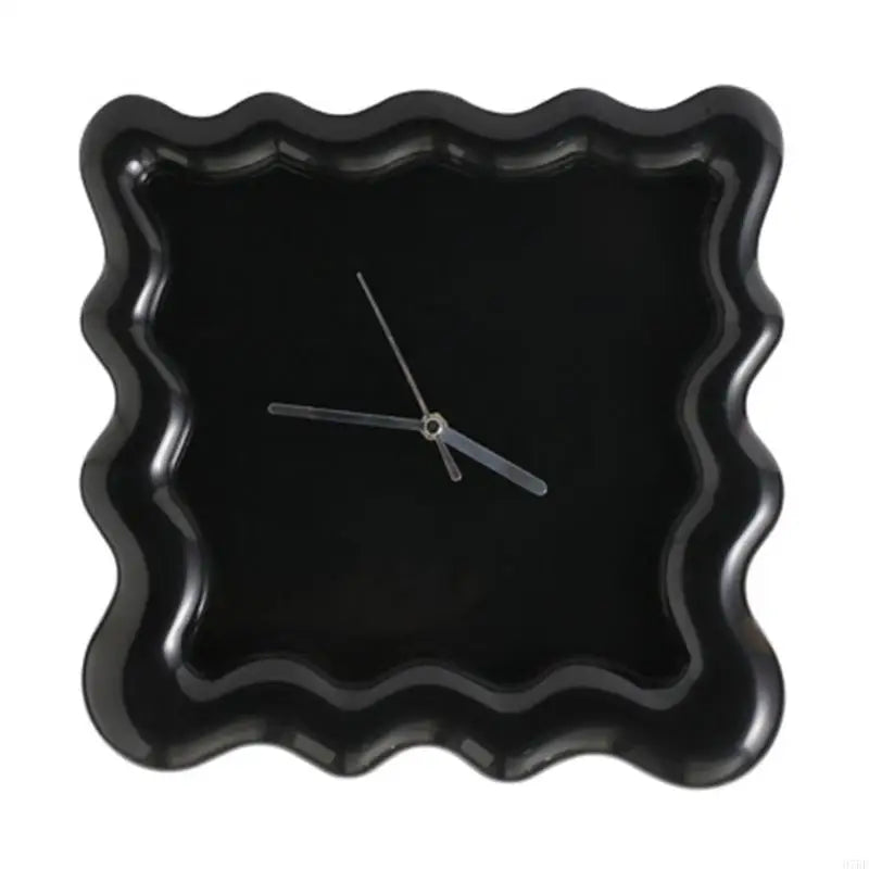 Horloge murale design carrée en ABS, décorative et silencieuse – Biscara