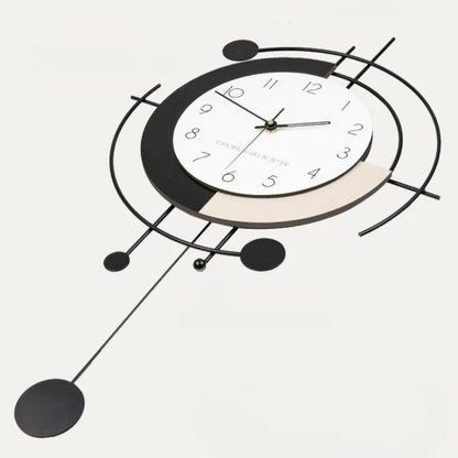 Pendule Murale Moderne Métal Design – Rezda