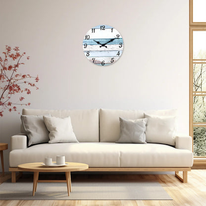 Horloge Murale Bois Vintage, Silencieuse – Vergéa