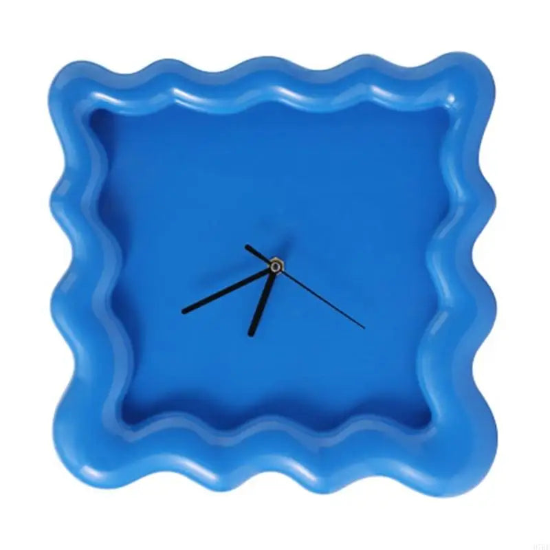 Horloge murale design carrée en ABS, décorative et silencieuse – Biscara