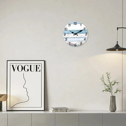Horloge Murale Bois Vintage, Silencieuse – Vergéa