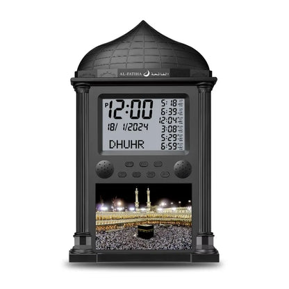 Réveil Azan Numérique Murale et de Bureau – Heures de Prière Mondiales, Adhan, Qibla – Musulman