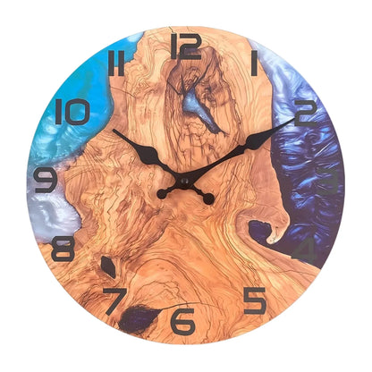 Horloge Murale Originale Motif Montagne Artistique, Silencieuse – Altavia