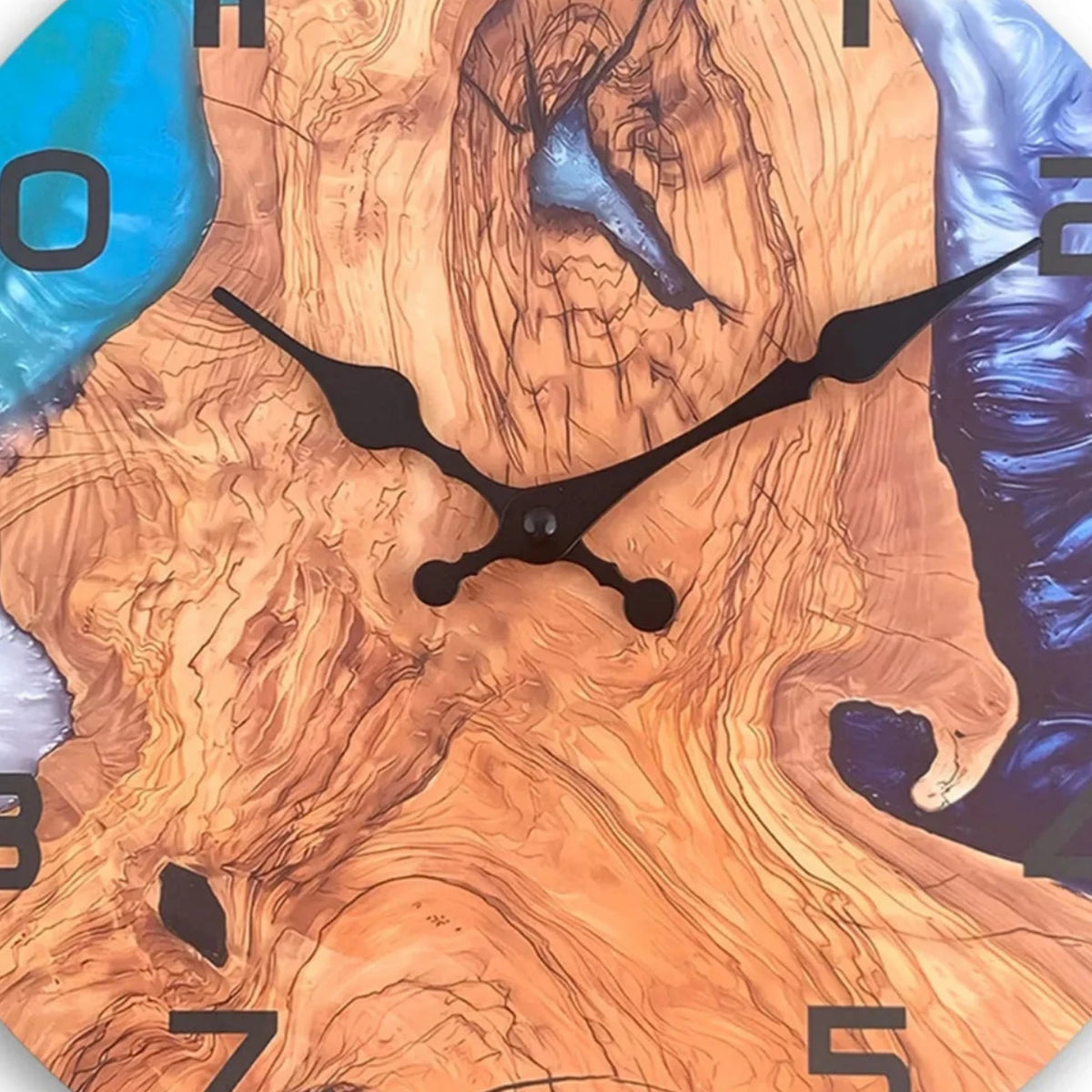 Horloge Murale Originale Motif Montagne Artistique, Silencieuse – Altavia