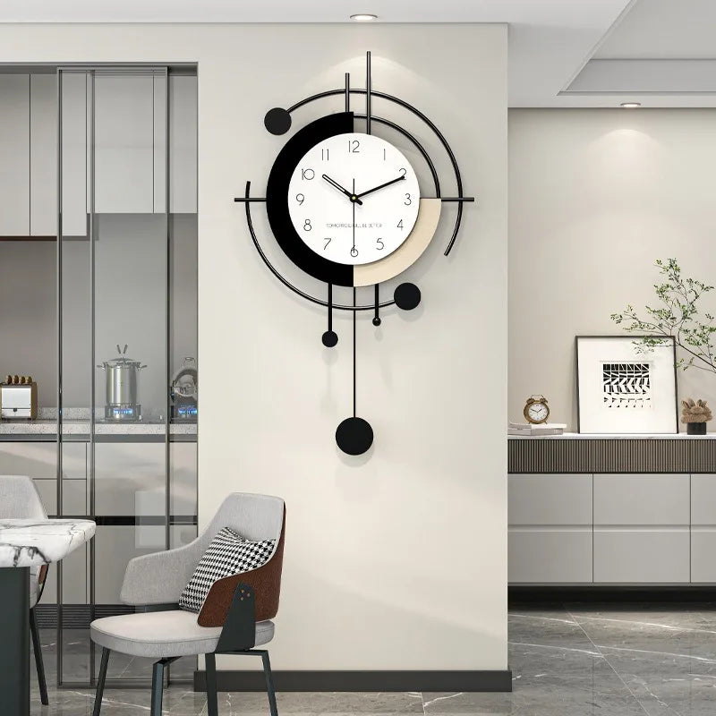 Horloge Murale Moderne Métal Design - Rezda