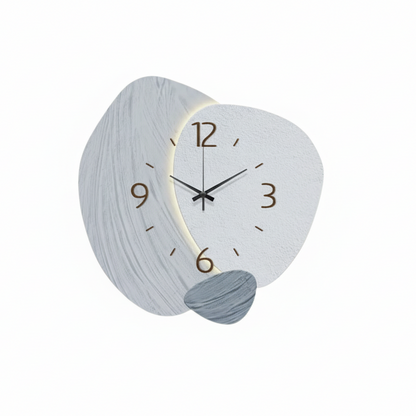 Horloge Murale Design LED Discrète pour Intérieur Moderne, Silencieuse – Solenne