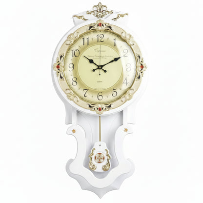 Pendule Murale Vintage en Bois, Silencieuse et Décorative – Silaysa